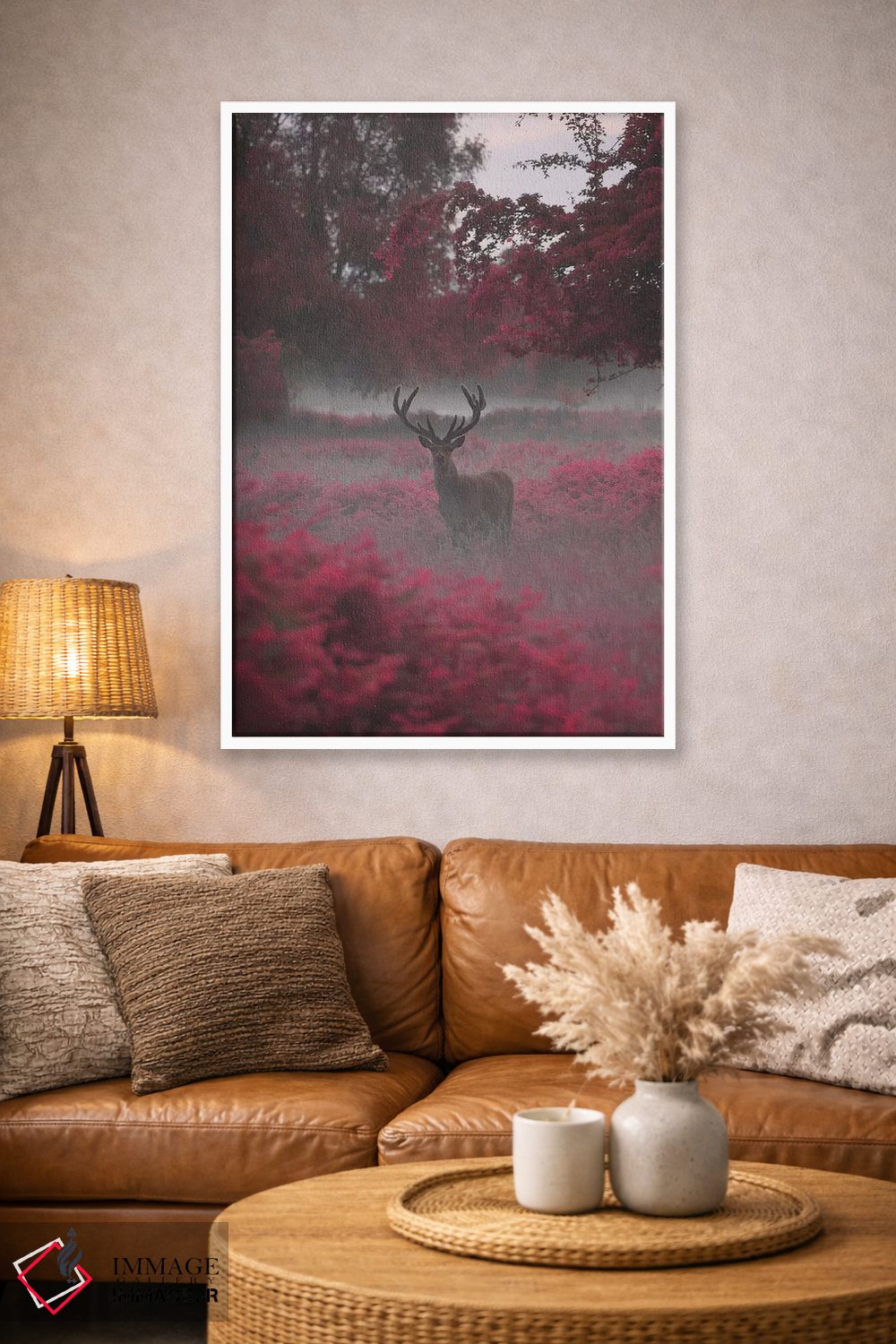 تابلو دکوراتیو گوزن توت فرنگی شماره ۱ اثر مکس الیس - D3W