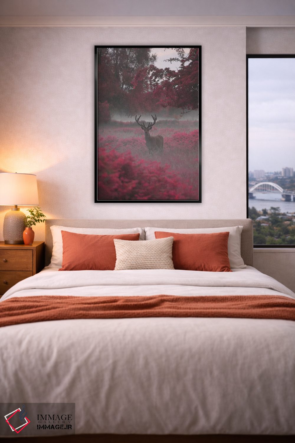 تابلو دکوراتیو گوزن توت فرنگی شماره ۱ اثر مکس الیس - D6B