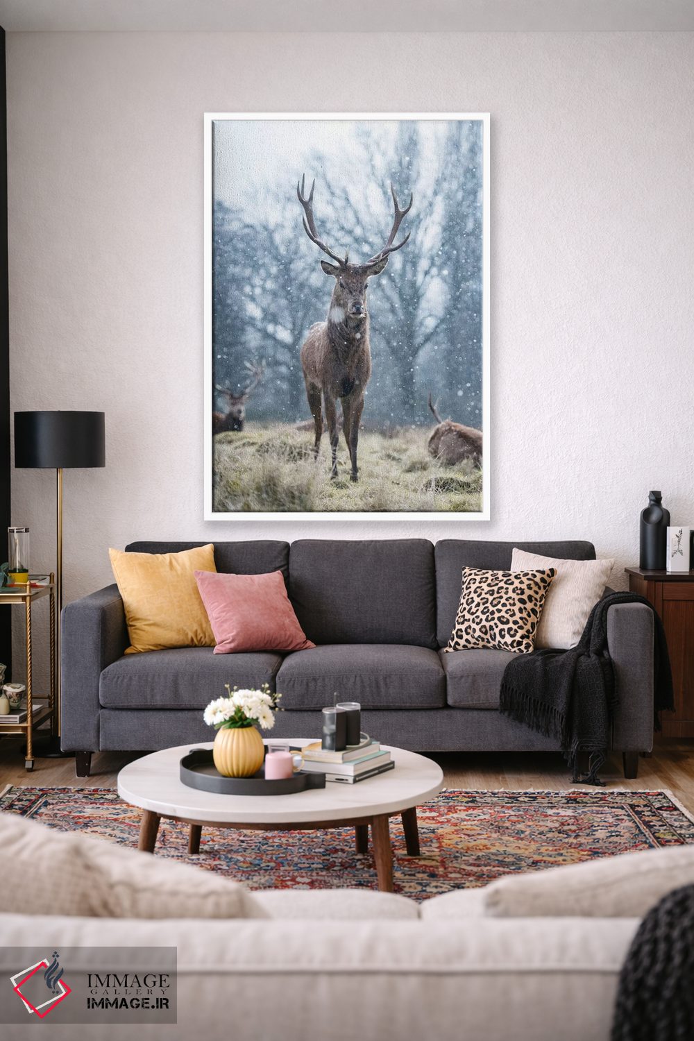 تابلو دکوراتیو شگفتی برف دانه اثر مکس الیس - D1W