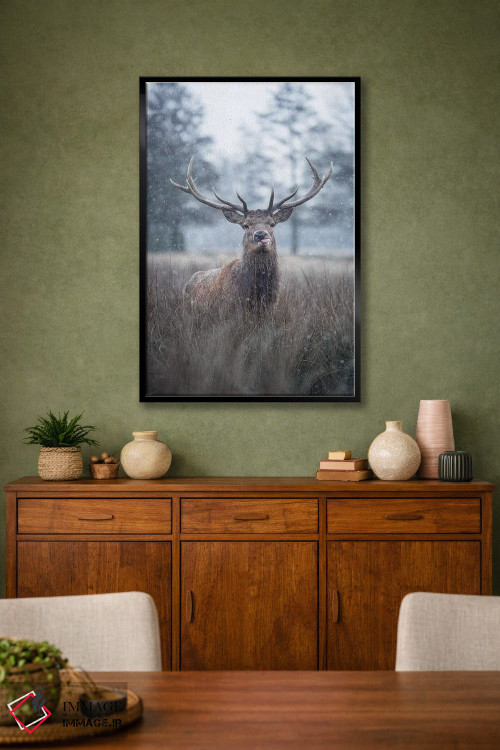 تابلو دکوراتیو برف دانه روی زبانت اثر مکس الیس - D2B