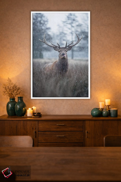 تابلو دکوراتیو برف دانه روی زبانت اثر مکس الیس - D1W