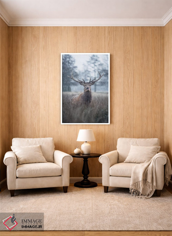 تابلو دکوراتیو برف دانه روی زبانت اثر مکس الیس - D3W