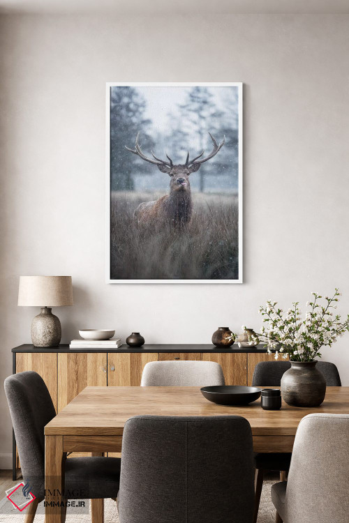 تابلو دکوراتیو برف دانه روی زبانت اثر مکس الیس - D4W