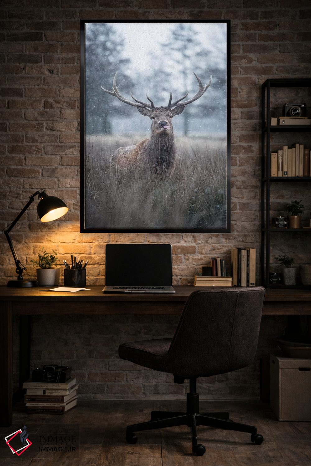 تابلو دکوراتیو برف دانه روی زبانت اثر مکس الیس - D6B