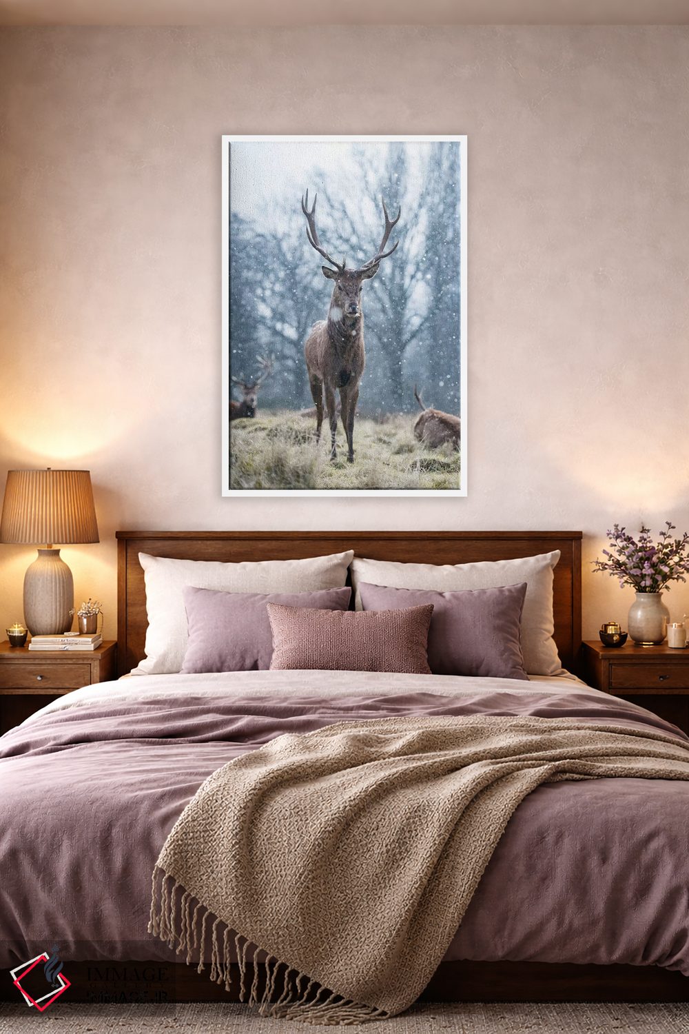 تابلو دکوراتیو شگفتی برف دانه اثر مکس الیس - D4W