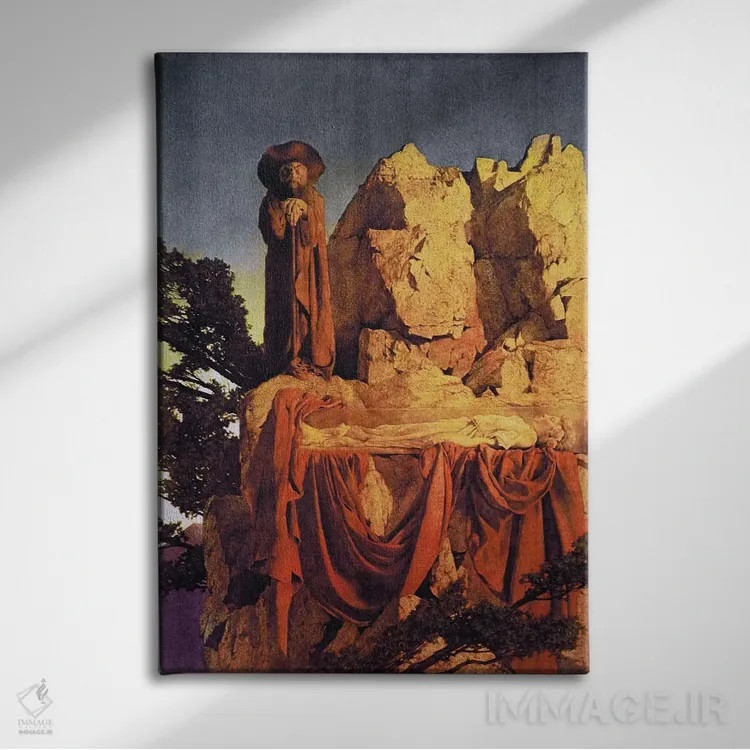 تابلو دکوراتیو برگرفته از داستان سفیدبرفی اثر مکسفیلد پریش - نمای روبهرو روی دیوار