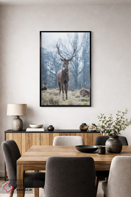 تابلو دکوراتیو شگفتی برف دانه اثر مکس الیس - D6B