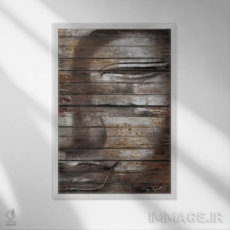 تابلو دکوراتیو ذهن بودا اثر دیه گو تیریگال - نمای قابدار سفید