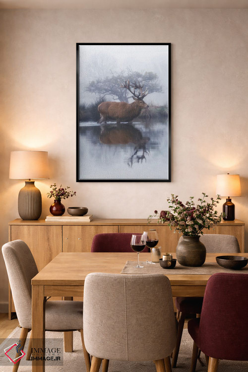 تابلو دکوراتیو مه و زالزالک اثر مکس الیس - D5B