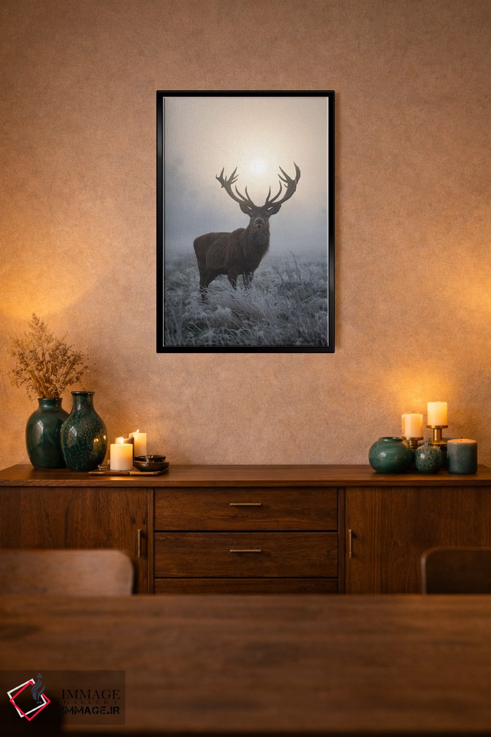 تابلو دکوراتیو درخشش یخ زده اثر مکس الیس - D2B