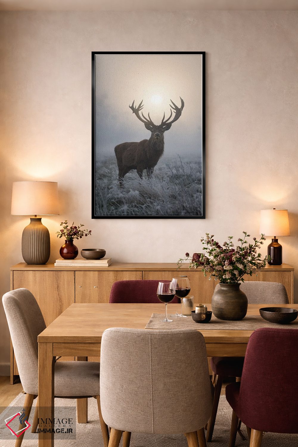 تابلو دکوراتیو درخشش یخ زده اثر مکس الیس - D4B