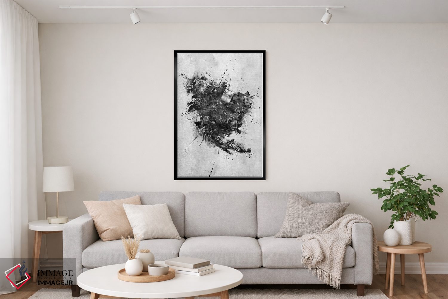 تابلو دکوراتیو آمریکای شمالی وحشی اثر دیه گو تیریگال - D4B