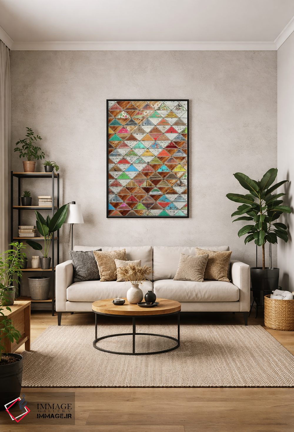 تابلو دکوراتیو الگوی عشق اثر دیه گو تیریگال - D1B