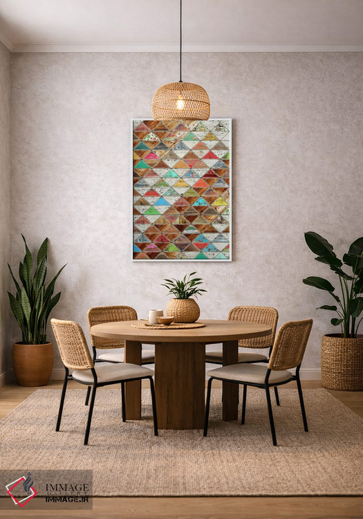 تابلو دکوراتیو الگوی عشق اثر دیه گو تیریگال - D3W