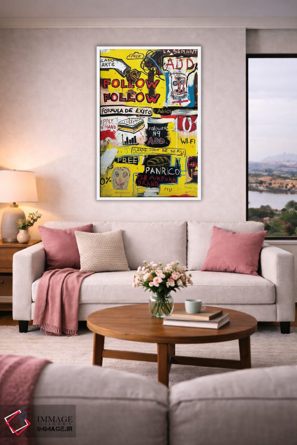 تابلو انتزاعی داستان موفقیت اثر دیه گو تیریگال - D2W