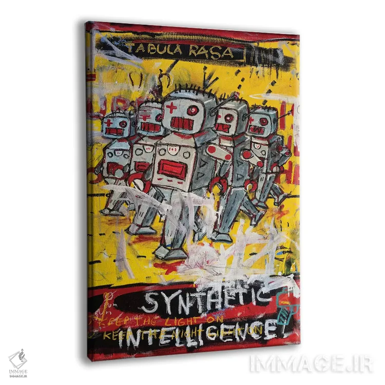 تابلو انتزاعی صفحه سفید I اثر دیه گو تیریگال - نمای پرسپکتیو محصول