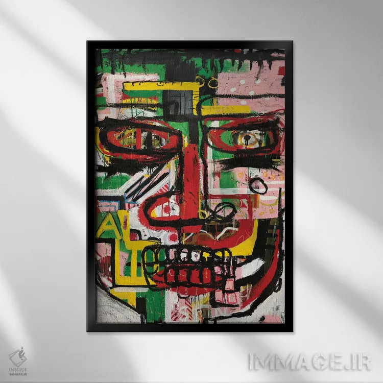تابلو انتزاعی مدیر مدرسه اثر دیه گو تیریگال - نمای قابدار مشکی