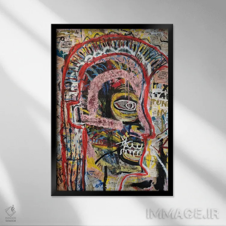 تابلو انتزاعی پرتورباتور اثر دیه گو تیریگال - نمای قابدار مشکی