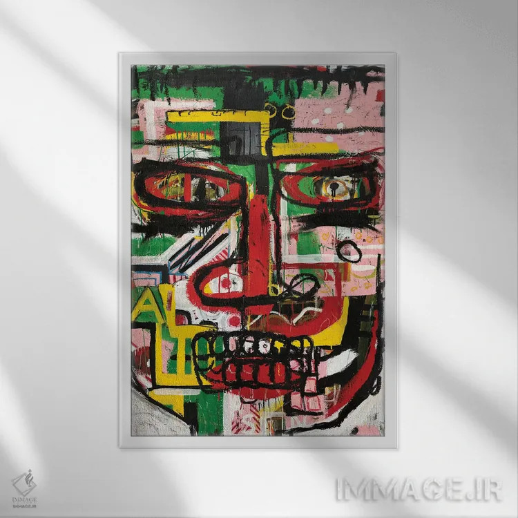 تابلو انتزاعی مدیر مدرسه اثر دیه گو تیریگال - نمای قابدار سفید