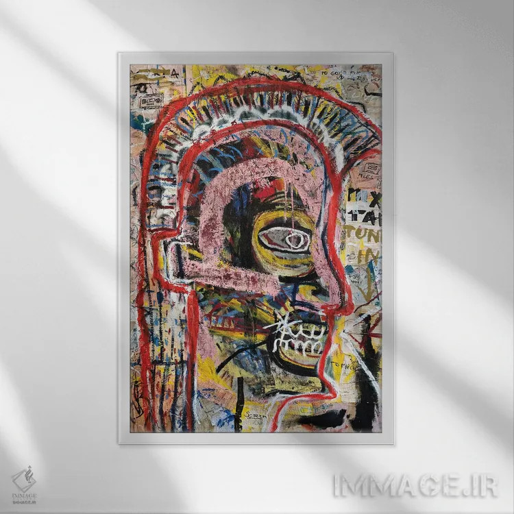 تابلو انتزاعی پرتورباتور اثر دیه گو تیریگال - نمای قابدار سفید