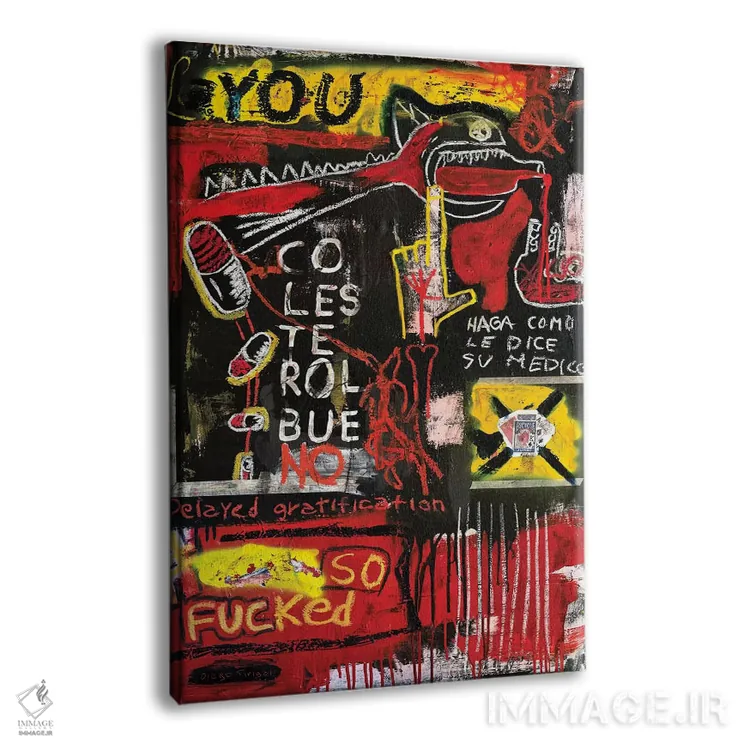 تابلو انتزاعی انجام بده آنچه دکتر می گوید اثر دیه گو تیریگال - نمای پرسپکتیو محصول