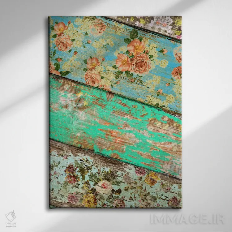 تابلو دکوراتیو سبک روکوکو شماره ۳ اثر دیه گو تیریگال - نمای روبهرو روی دیوار