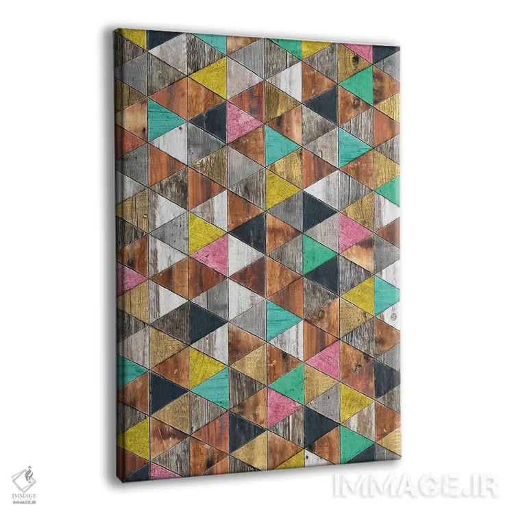 تابلو انتزاعی شبی شیک نوردیک اثر دیه گو تیریگال - نمای پرسپکتیو محصول