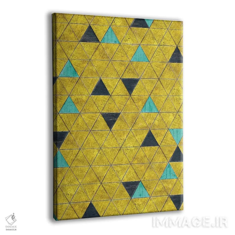 تابلو انتزاعی تکنو شبی شیک دو اثر دیه گو تیریگال - نمای پرسپکتیو محصول