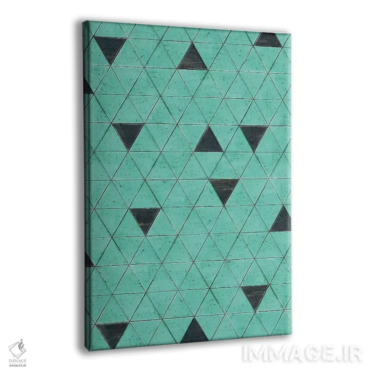 تابلو انتزاعی تکنو شبی شیک اثر دیه گو تیریگال - نمای پرسپکتیو محصول