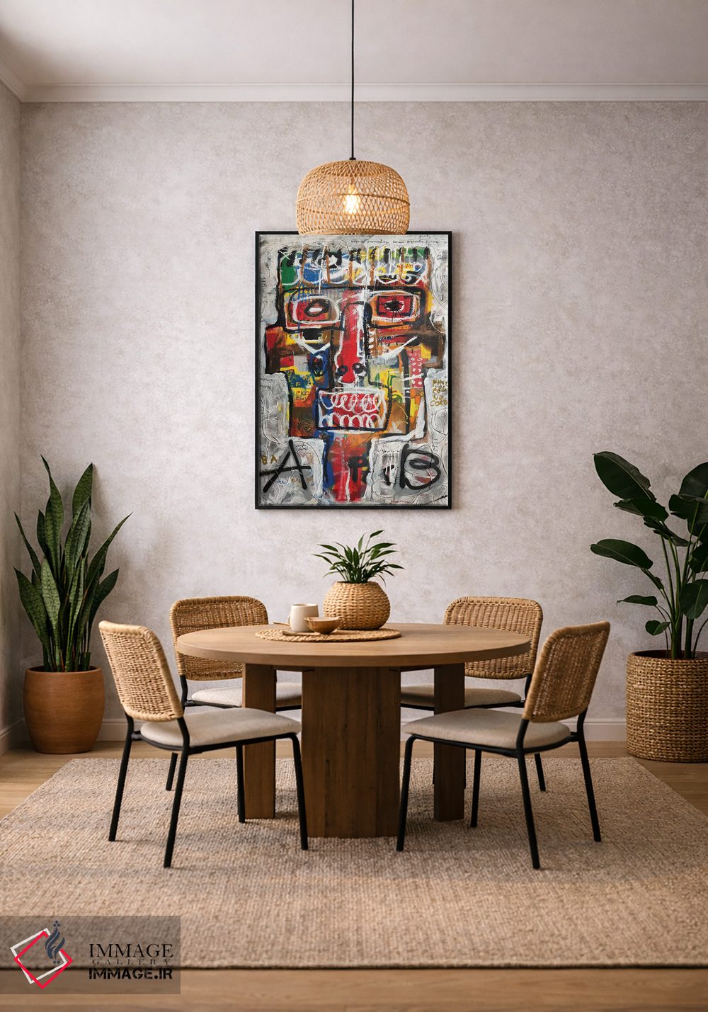 تابلو انتزاعی تست A/B اثر دیه گو تیریگال - D4B