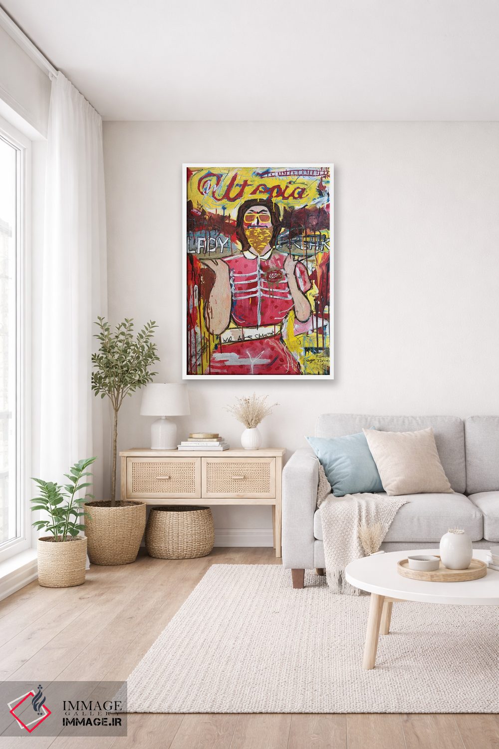 تابلو انتزاعی آرمان شهر اثر دیه گو تیریگال - D2W