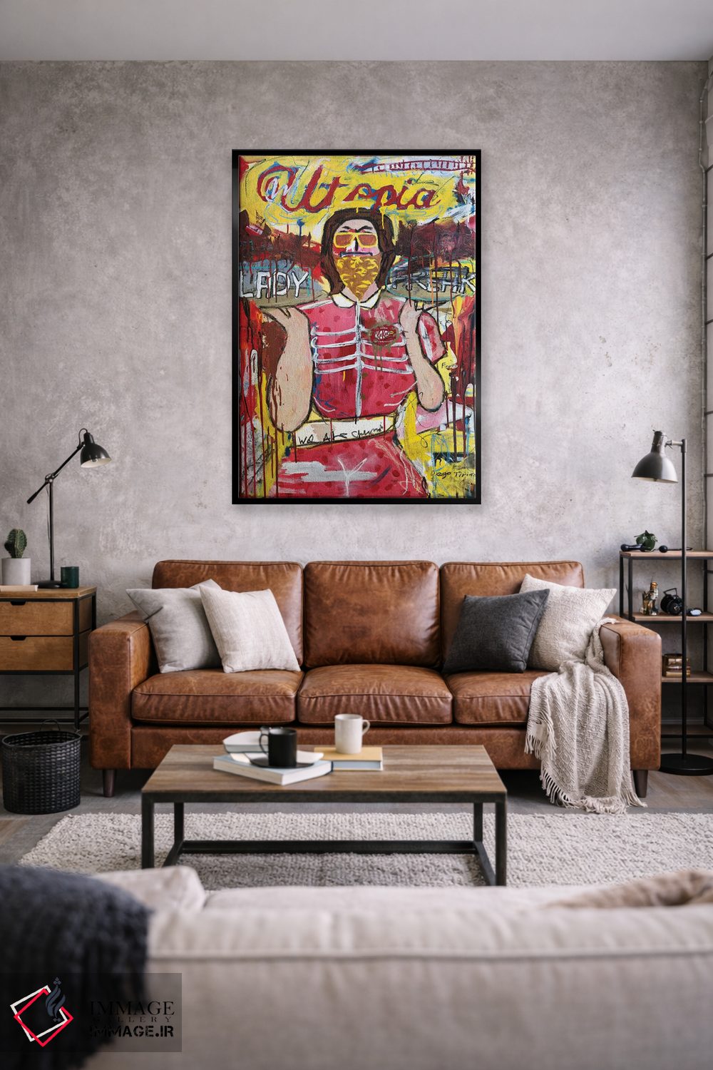 تابلو انتزاعی آرمان شهر اثر دیه گو تیریگال - D1B