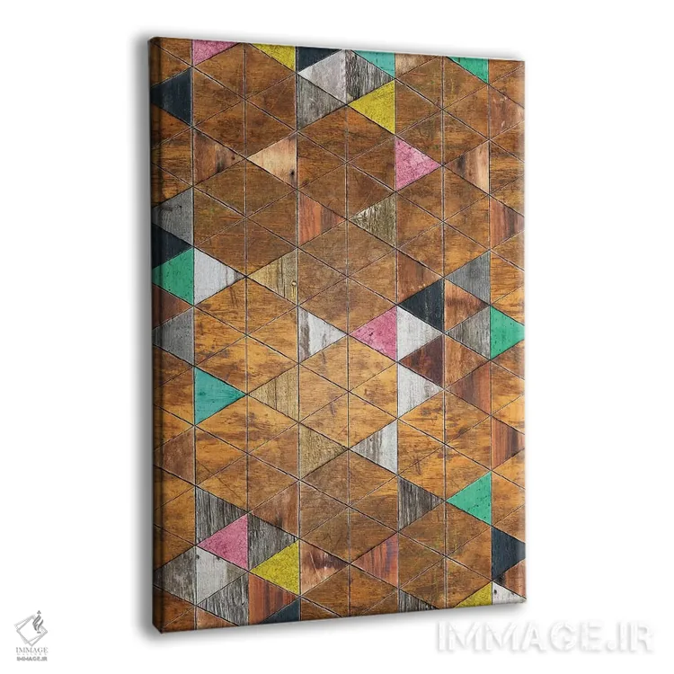 تابلو انتزاعی الگوی شبی شیک نوردیک اثر دیه گو تیریگال - نمای پرسپکتیو محصول