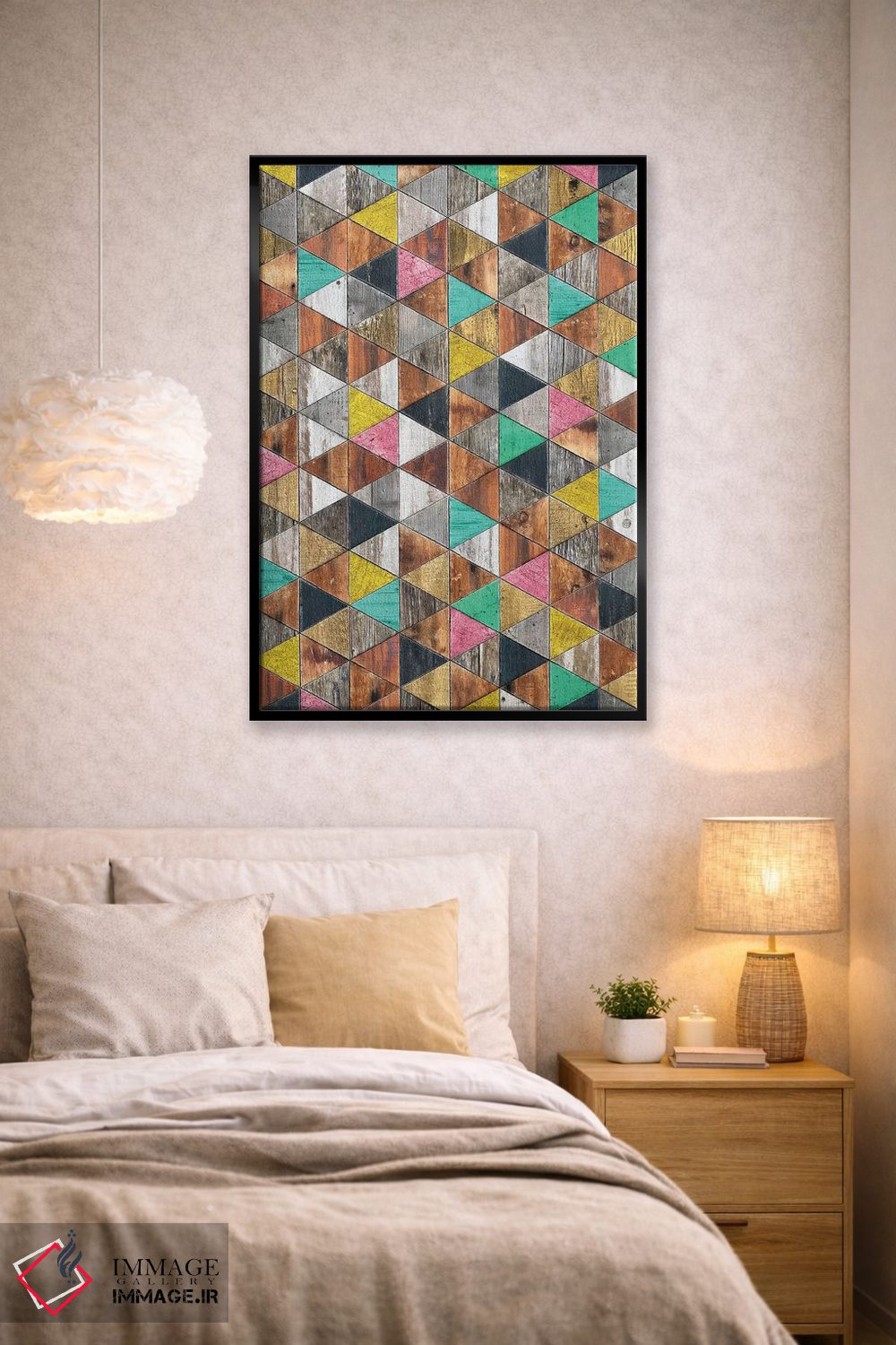 تابلو انتزاعی شبی شیک نوردیک اثر دیه گو تیریگال - D3B