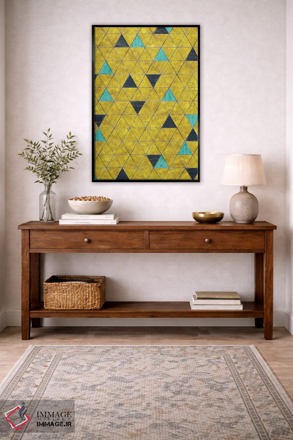 تابلو انتزاعی تکنو شبی شیک دو اثر دیه گو تیریگال - D3B