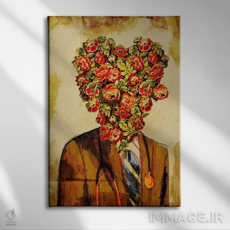 تابلو دکوراتیو دکتر آمور اثر دیه گو تیریگال - نمای روبهرو روی دیوار