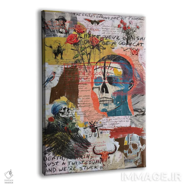 تابلو انتزاعی یاد مرگ اثر دیه گو تیریگال - نمای پرسپکتیو محصول