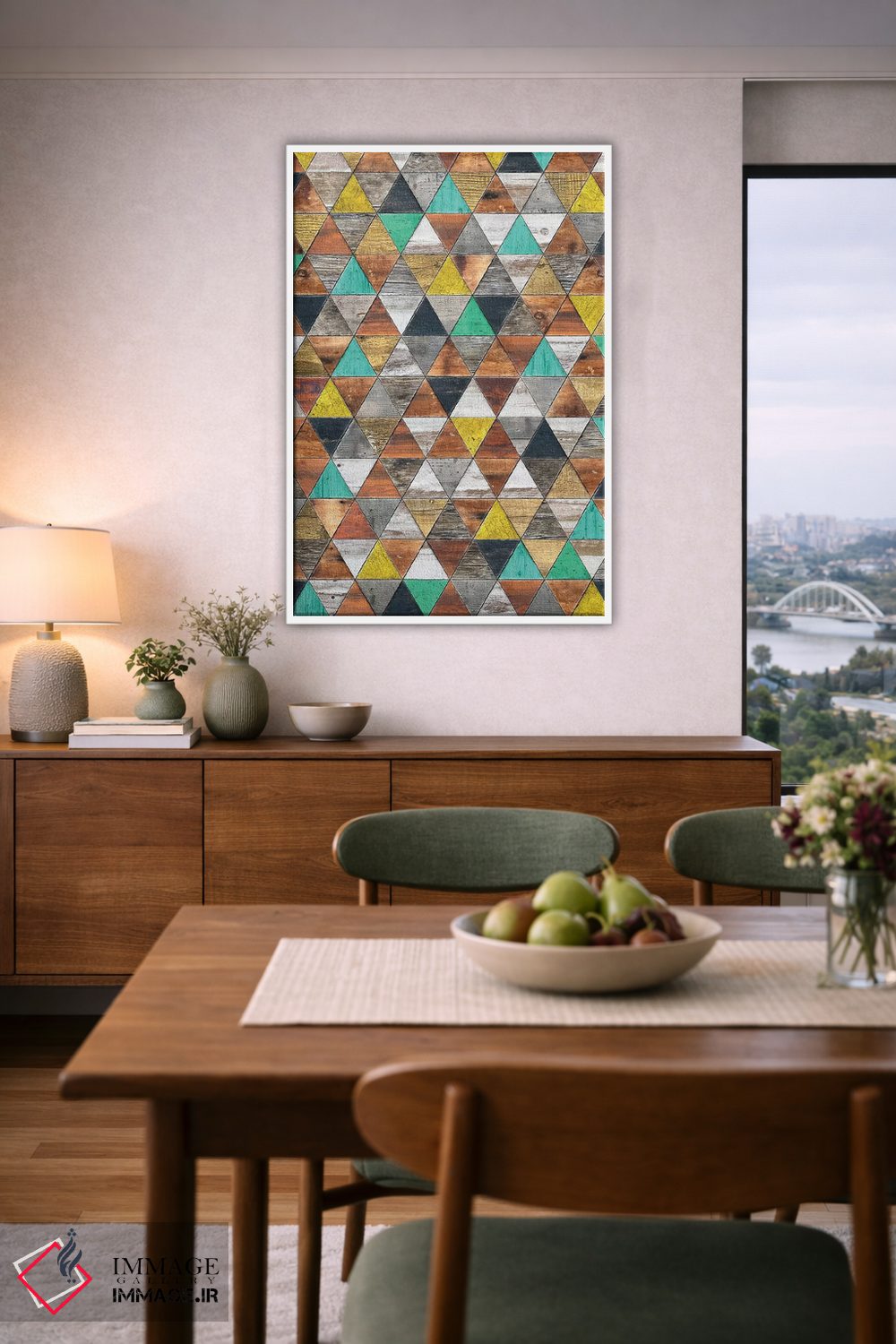 تابلو انتزاعی بهشت شبی شیک اثر دیه گو تیریگال - D6W