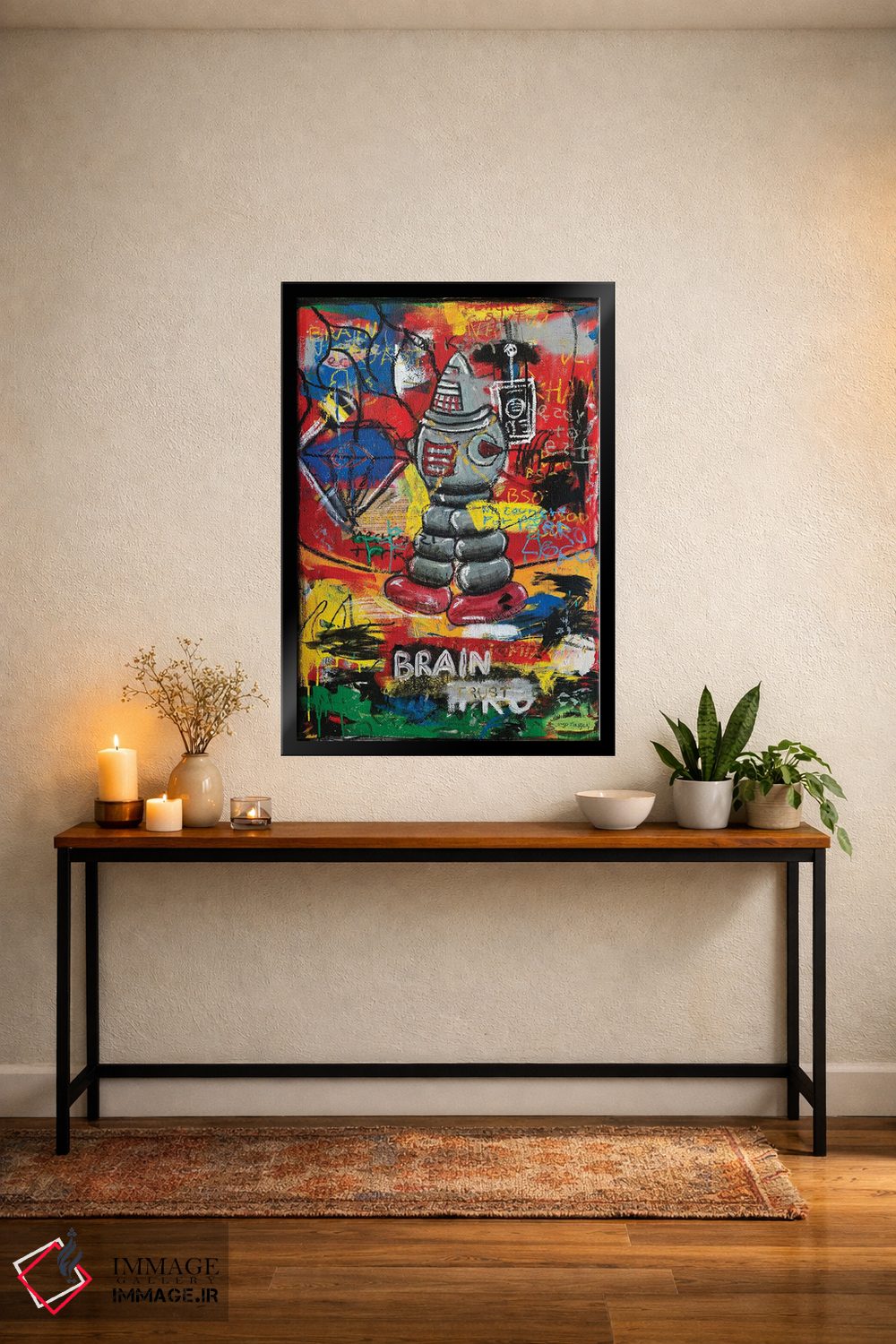 تابلو دکوراتیو اعتماد مغزی اثر دیه گو تیریگال - D5B