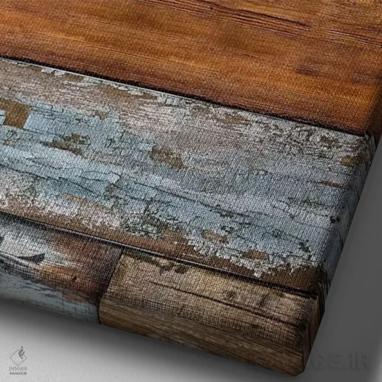 تابلو دکوراتیو پاپ روستایی شماره ۱ اثر دیه گو تیریگال - نمای نزدیک بافت بوم