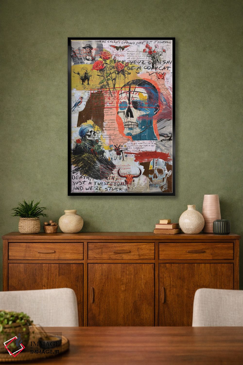 تابلو انتزاعی یاد مرگ اثر دیه گو تیریگال - D2B