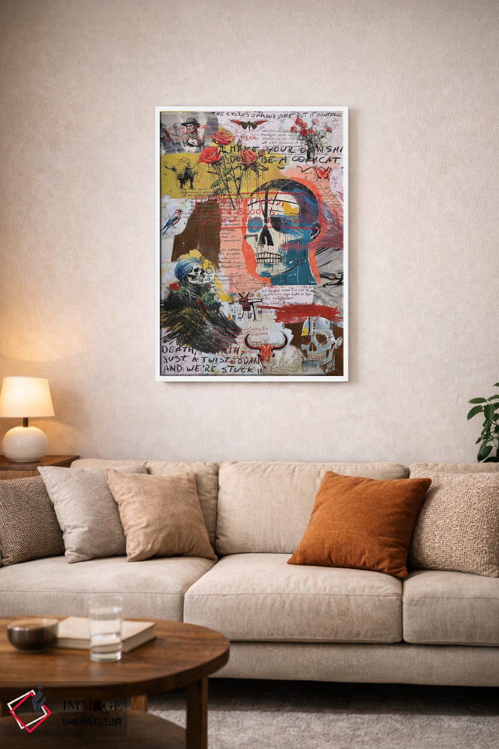 تابلو انتزاعی یاد مرگ اثر دیه گو تیریگال - D3W