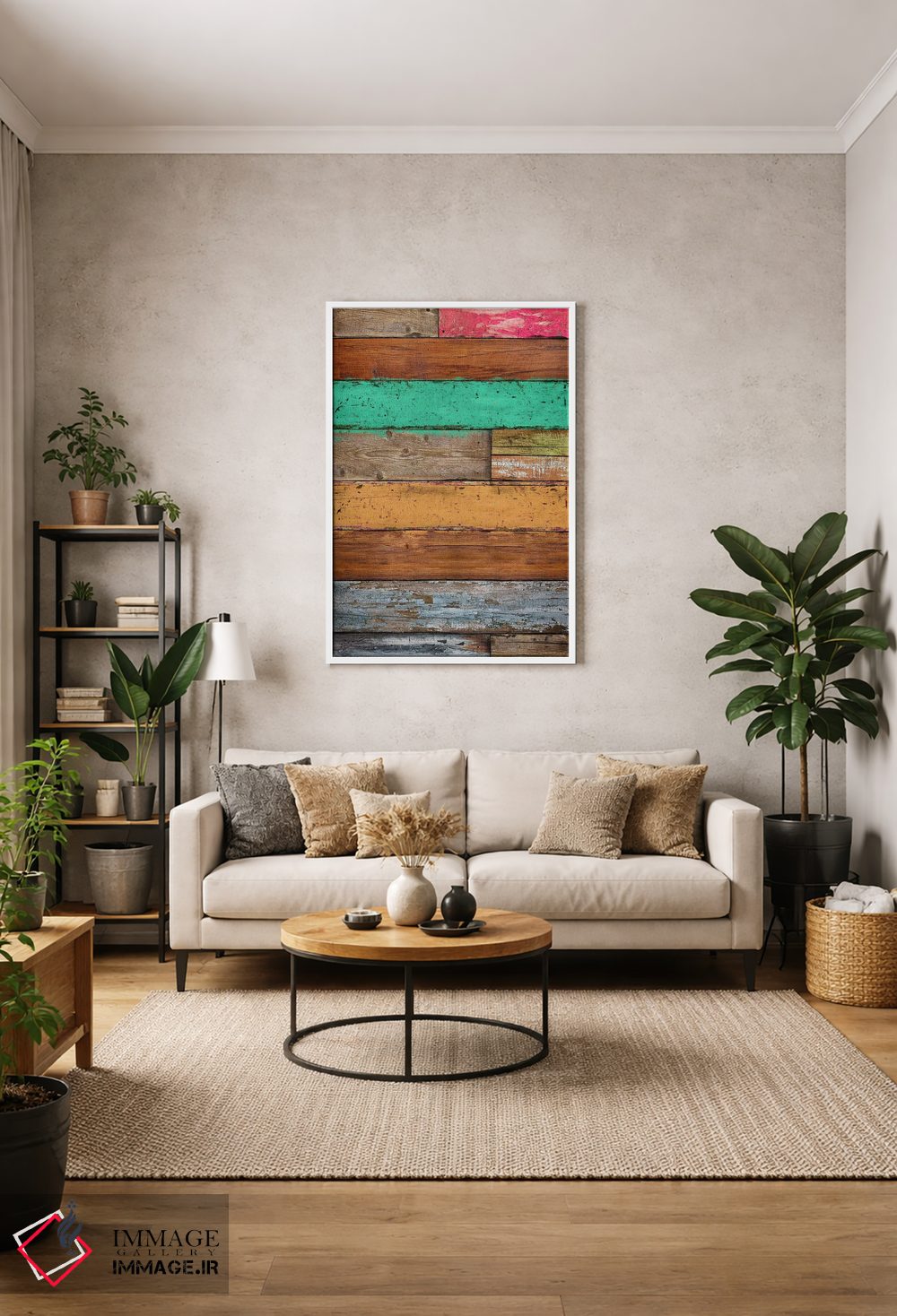 تابلو دکوراتیو پاپ روستایی شماره ۱ اثر دیه گو تیریگال - D1W