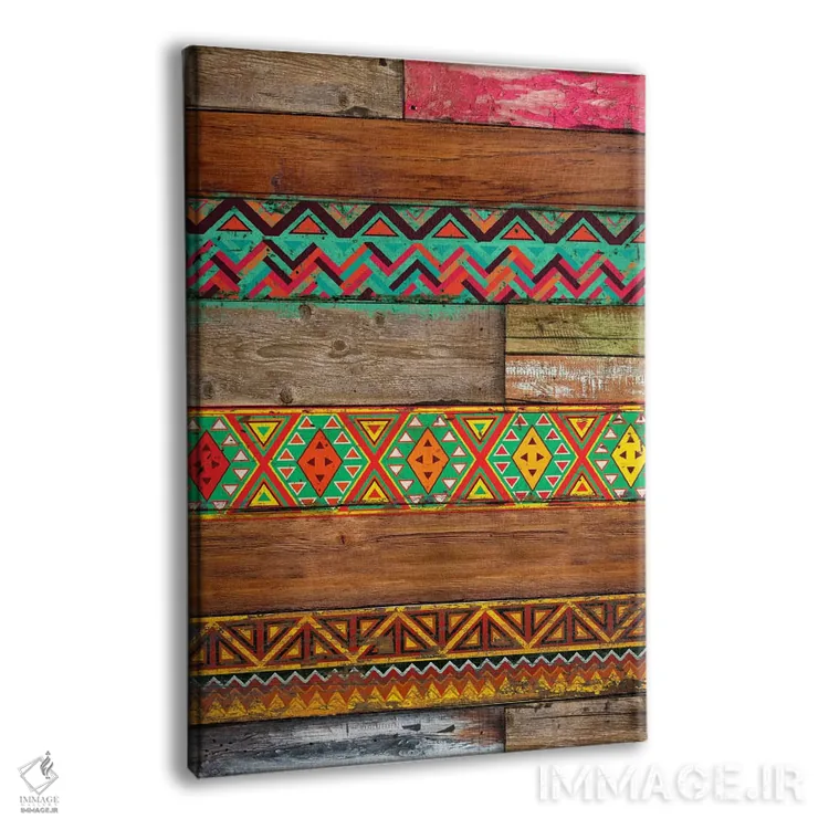 تابلو دکوراتیو چوب هندی اثر دیه گو تیریگال - نمای پرسپکتیو محصول