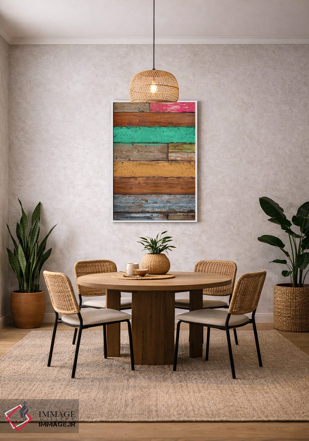 تابلو دکوراتیو پاپ روستایی شماره ۱ اثر دیه گو تیریگال - D2W