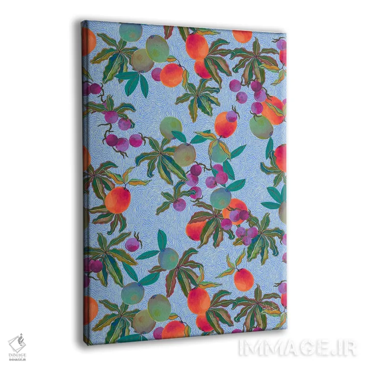 تابلو دکوراتیو میوه های خاص با خطوط موج دار اثر مریلین مدو - نمای پرسپکتیو محصول