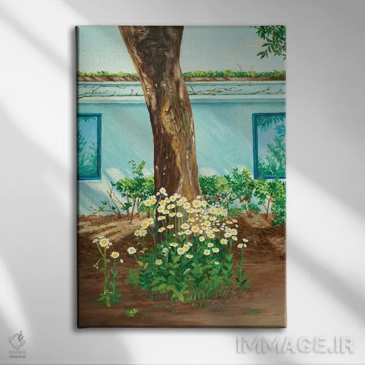 تابلو دکوراتیو Together,با هم، با هم اثر آن میونگ هیون - نمای روبهرو روی دیوار