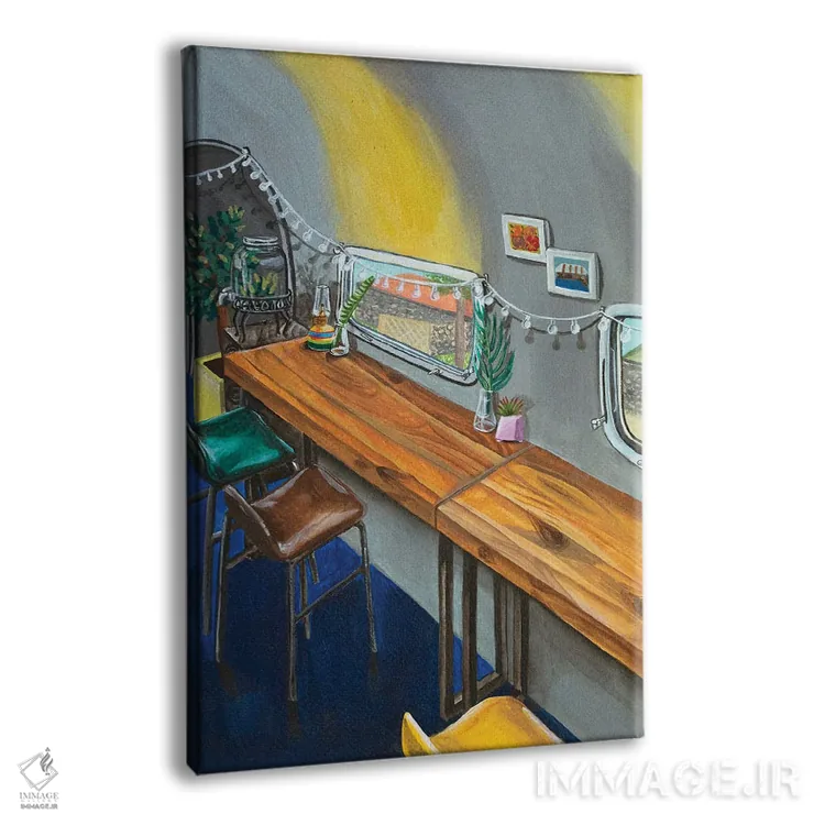 تابلو دکوراتیو به شارژ شیرین نیاز دارم اثر آن میونگ هیون - نمای پرسپکتیو محصول