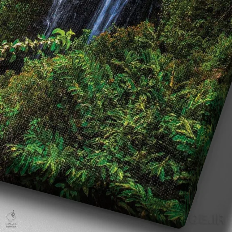 تابلو دکوراتیو Maui,آبشار وایلوآ، مائویی اثر شین مایرز - نمای نزدیک بافت بوم