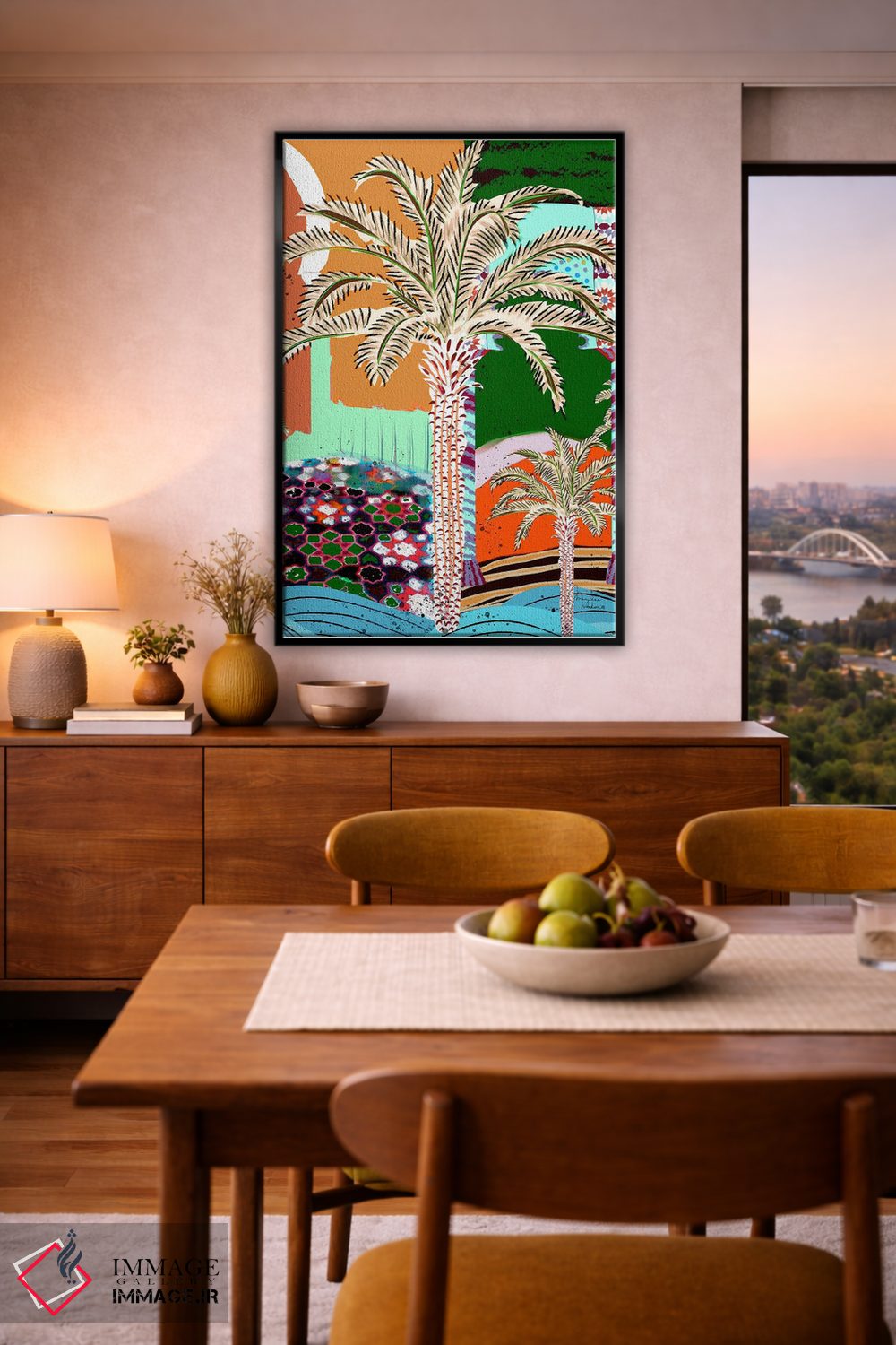 تابلو دکوراتیو هتل مزون مادو اثر مریلین مدو - D6B